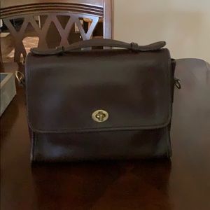 Vintage Coach Court bag